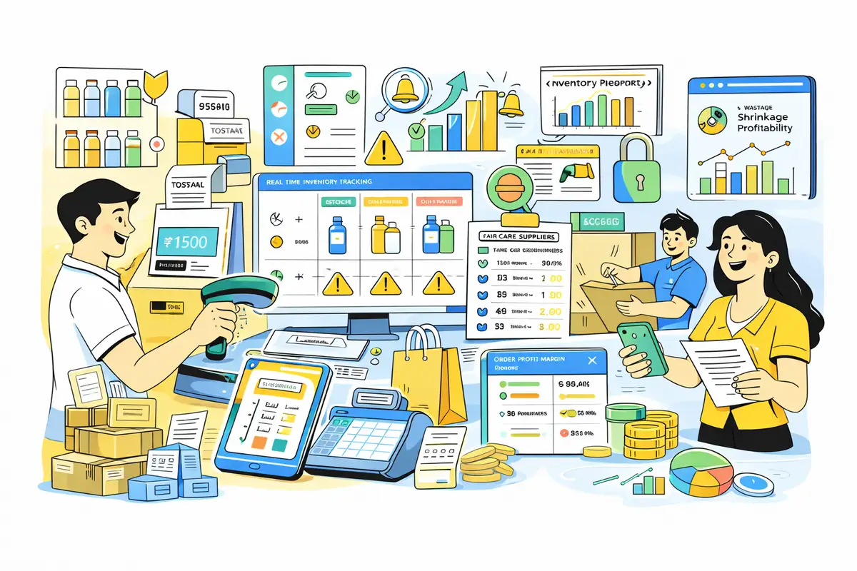 Salon Inventory & Consumption Tracking Management Software India